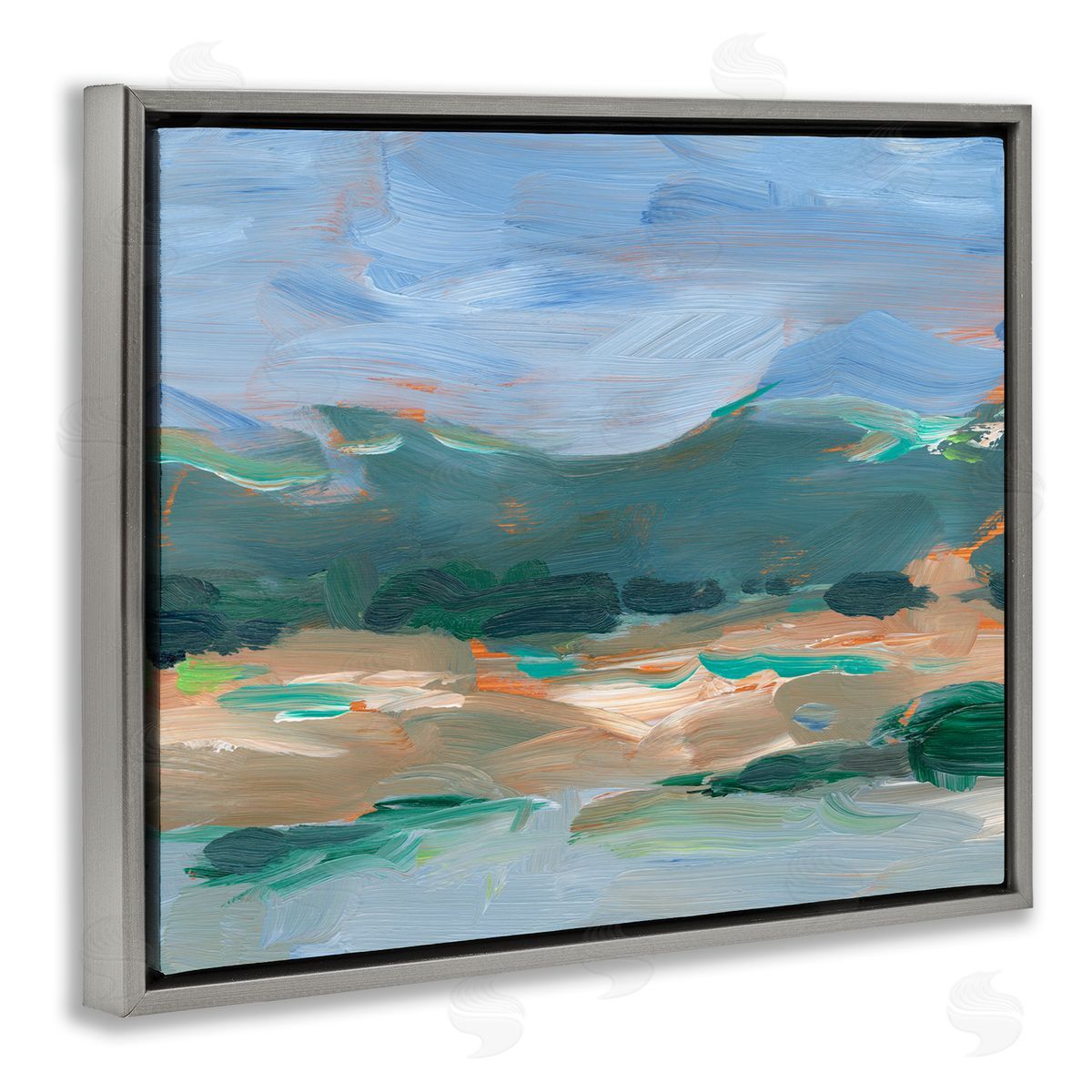 Ethan Harper Abstract Landscape Blue Sky Scenery