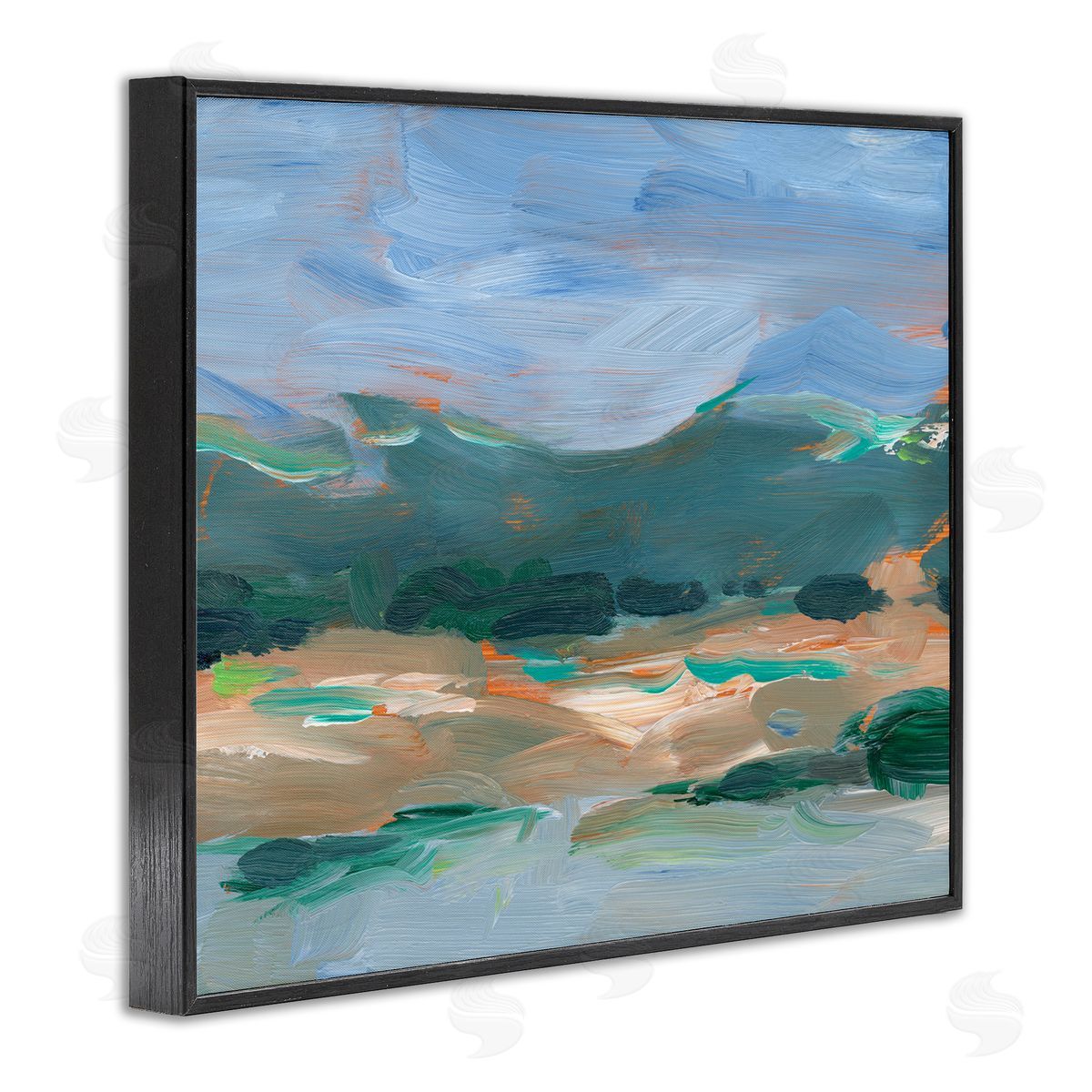 Ethan Harper Abstract Landscape Blue Sky Scenery