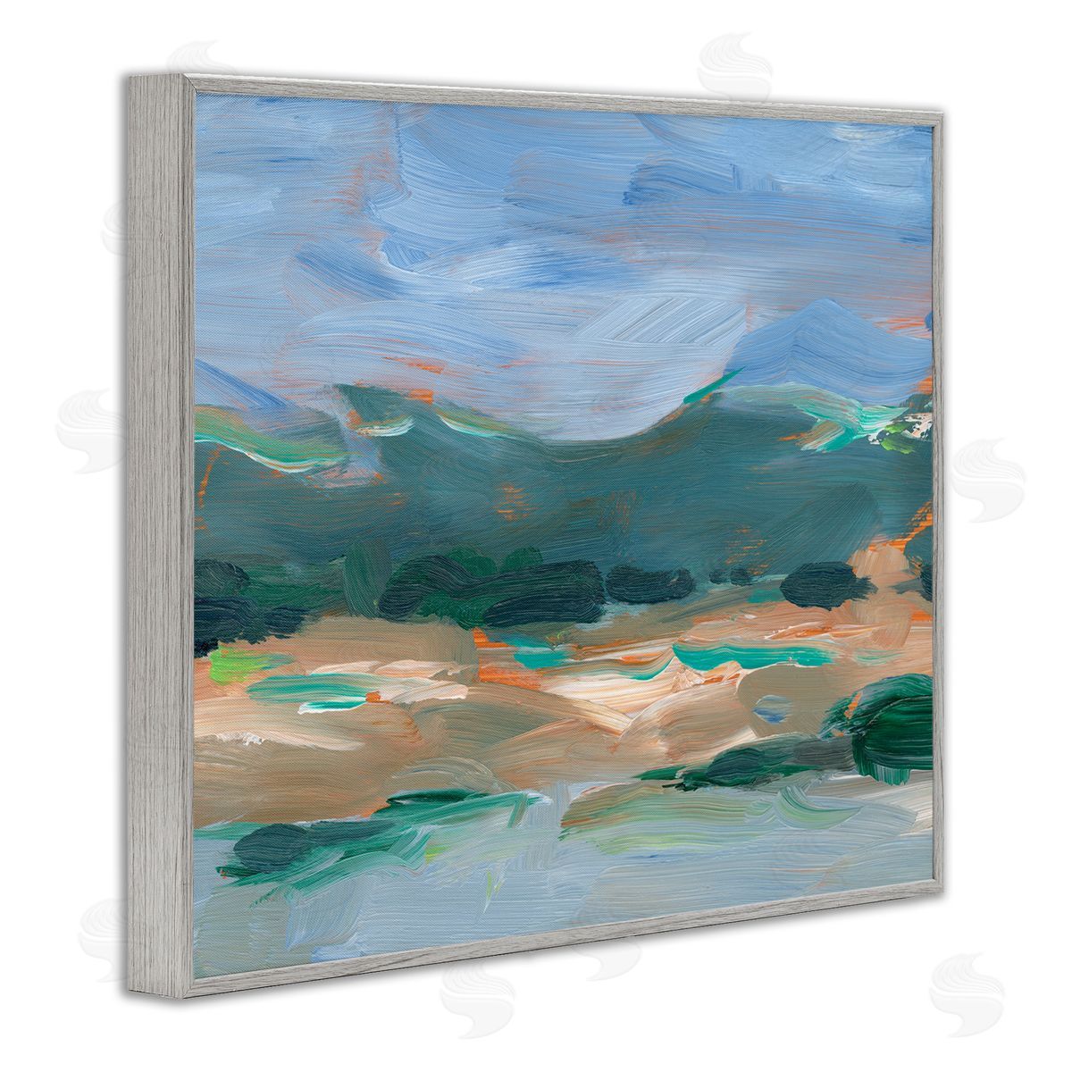 Ethan Harper Abstract Landscape Blue Sky Scenery