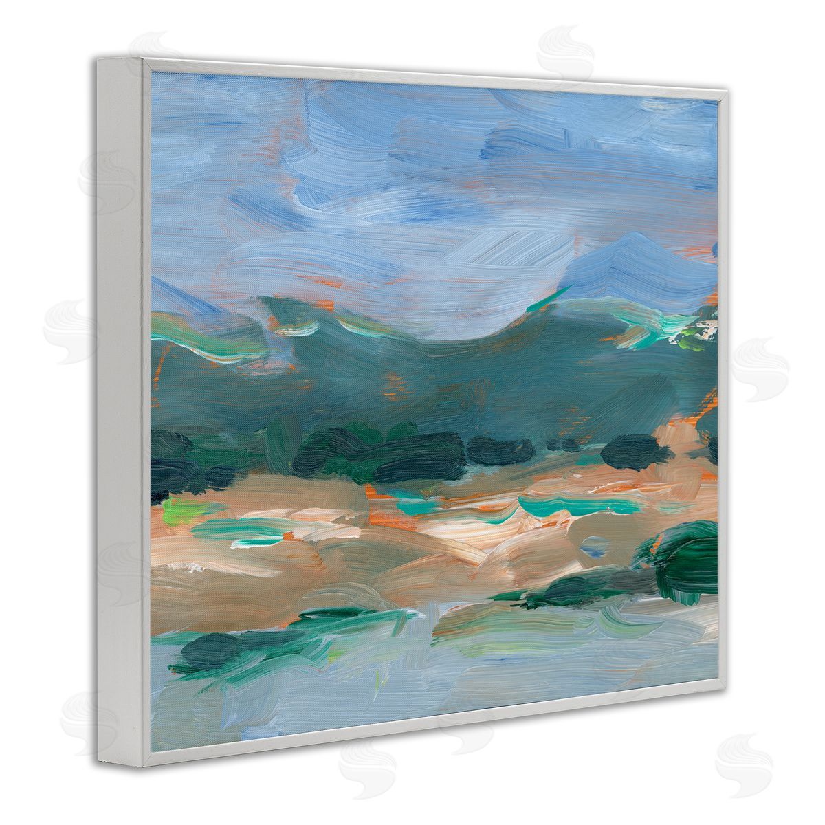 Ethan Harper Abstract Landscape Blue Sky Scenery