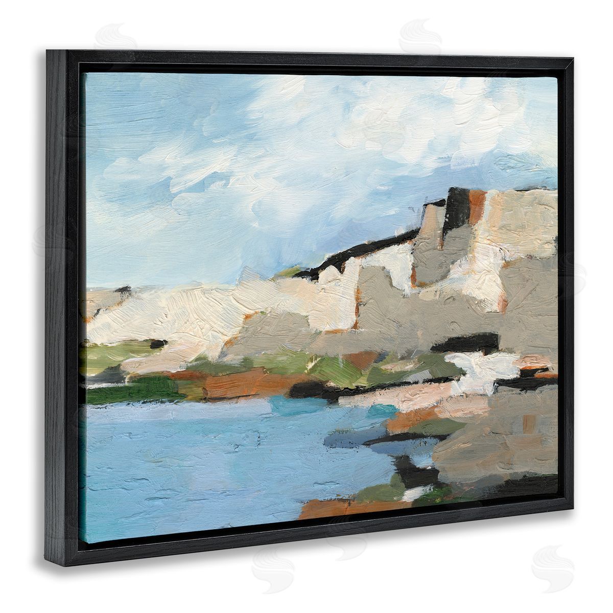 Ethan Harper Seaside Cliff Abstract Landscape