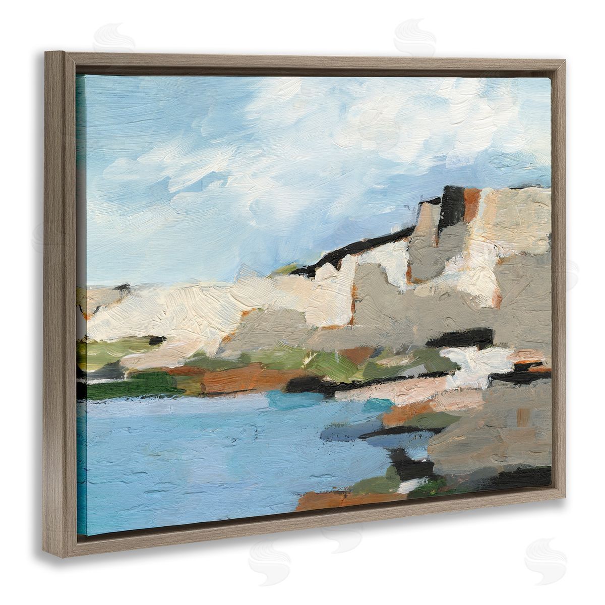 Ethan Harper Seaside Cliff Abstract Landscape
