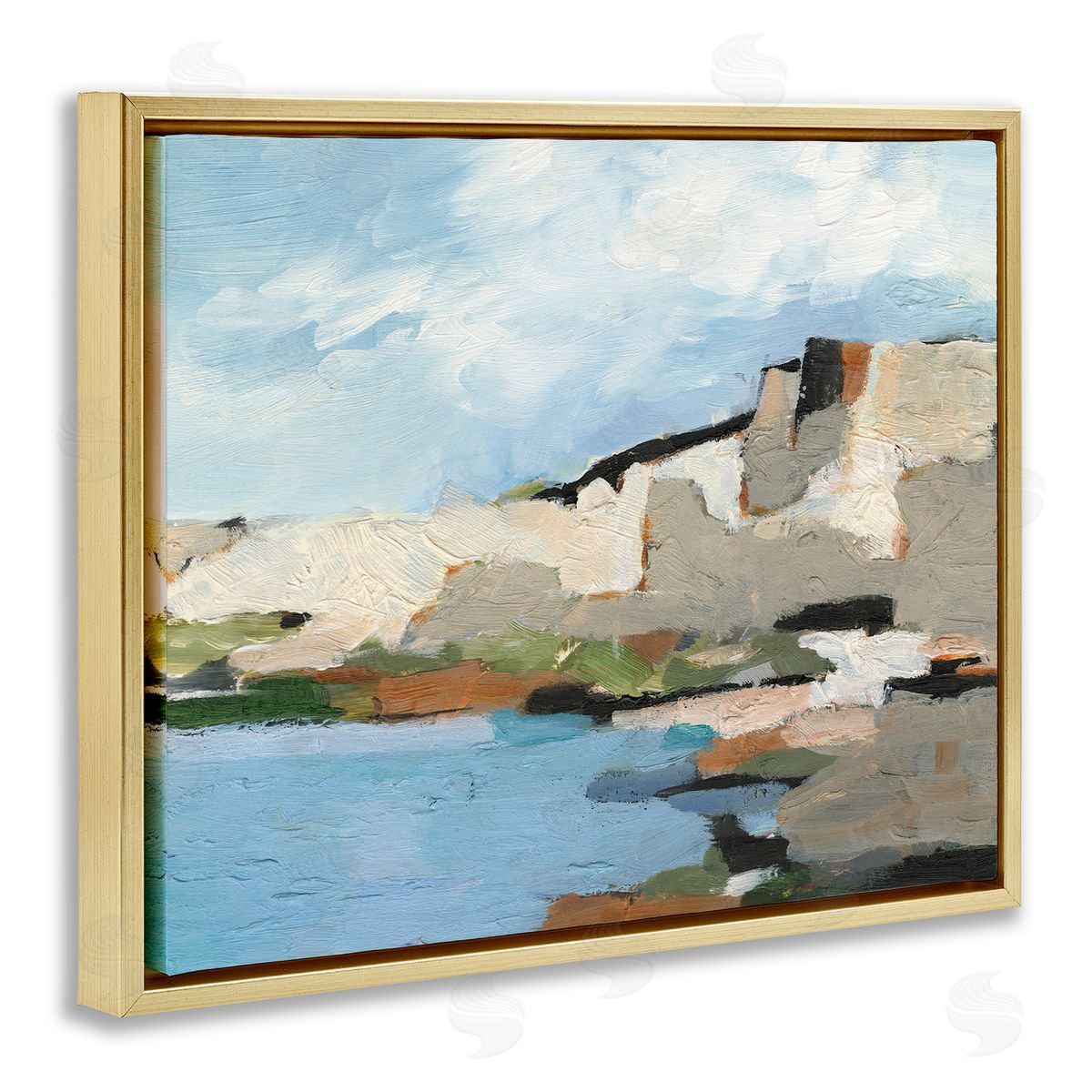 Ethan Harper Seaside Cliff Abstract Landscape