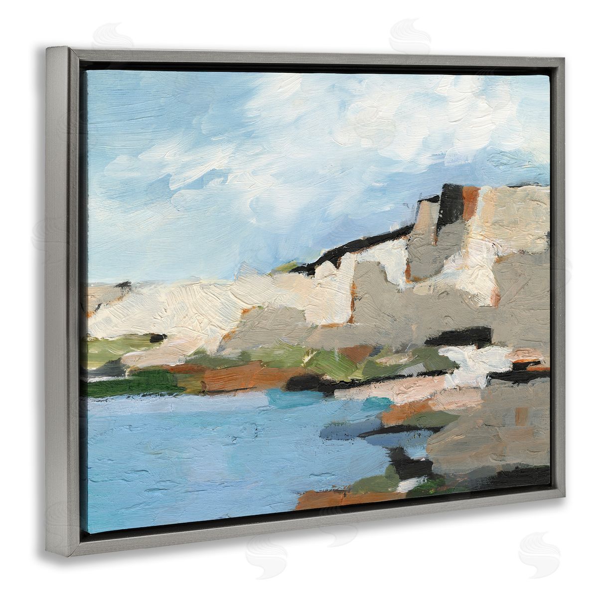 Ethan Harper Seaside Cliff Abstract Landscape