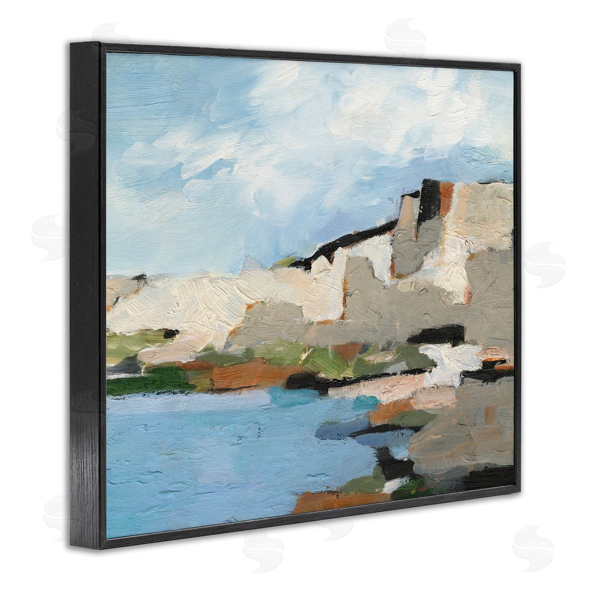 Ethan Harper Seaside Cliff Abstract Landscape
