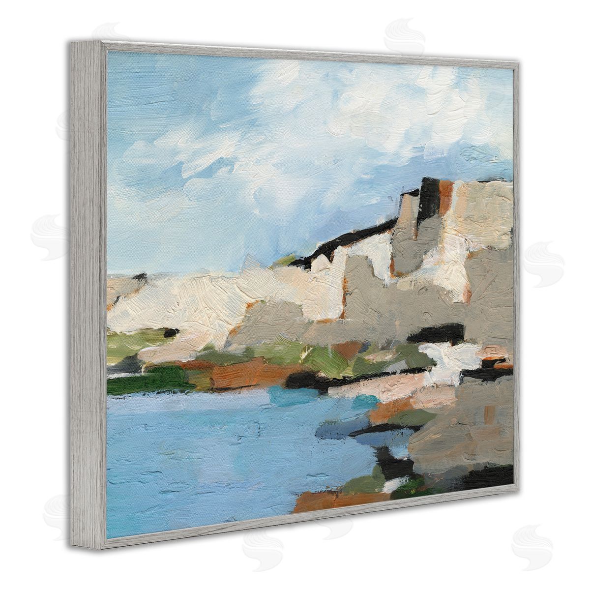 Ethan Harper Seaside Cliff Abstract Landscape