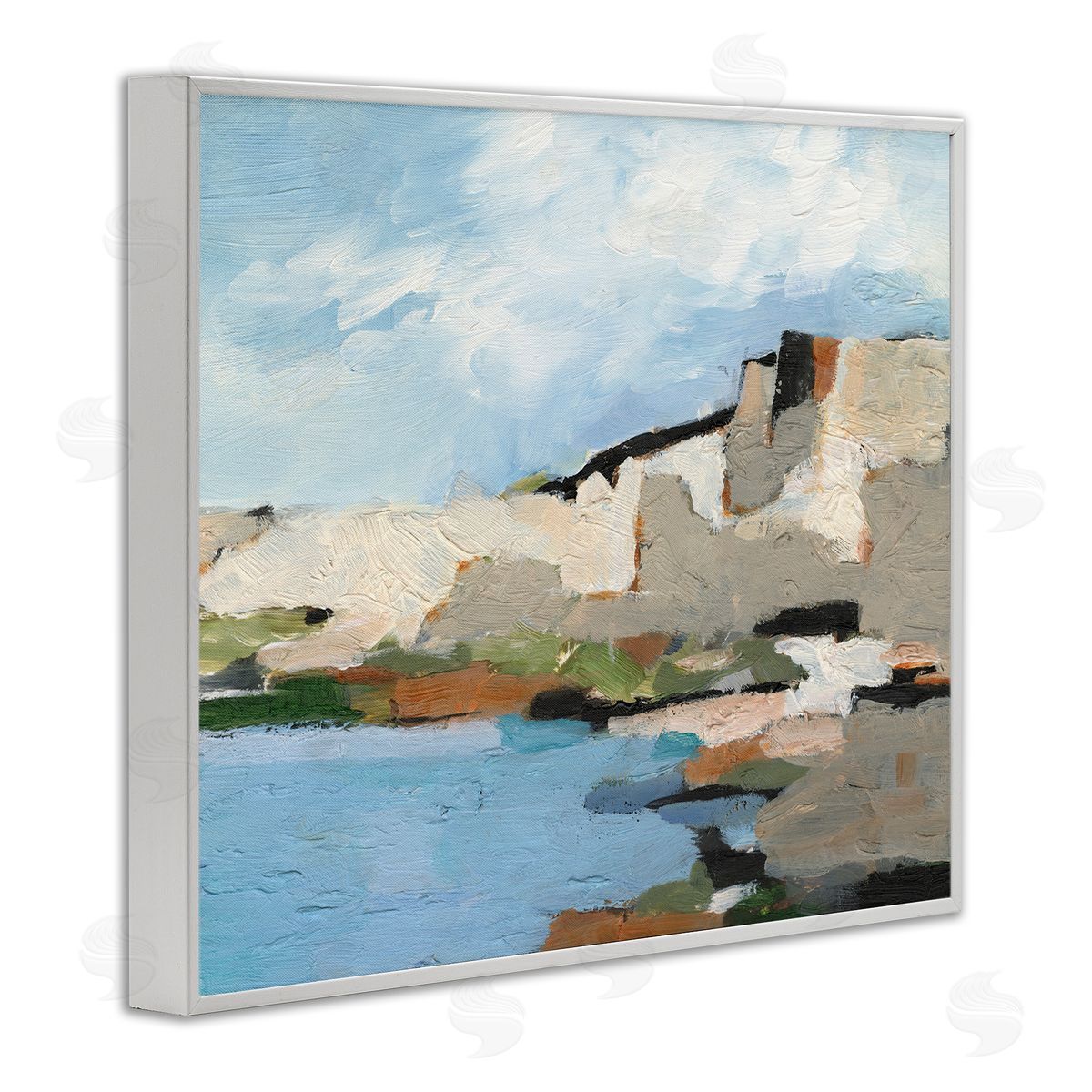 Ethan Harper Seaside Cliff Abstract Landscape