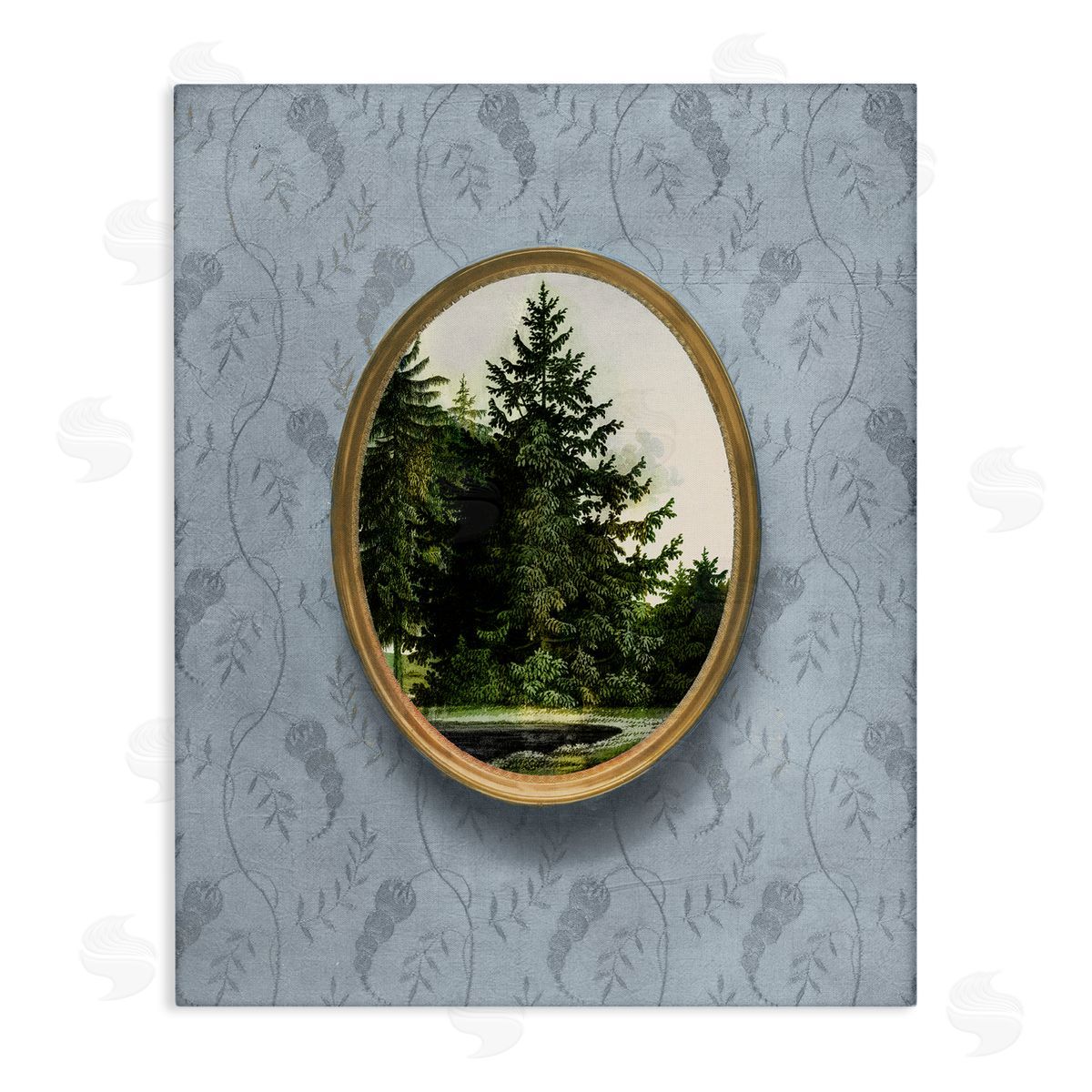 Vision Studio Vintage Woodland Tree View Border