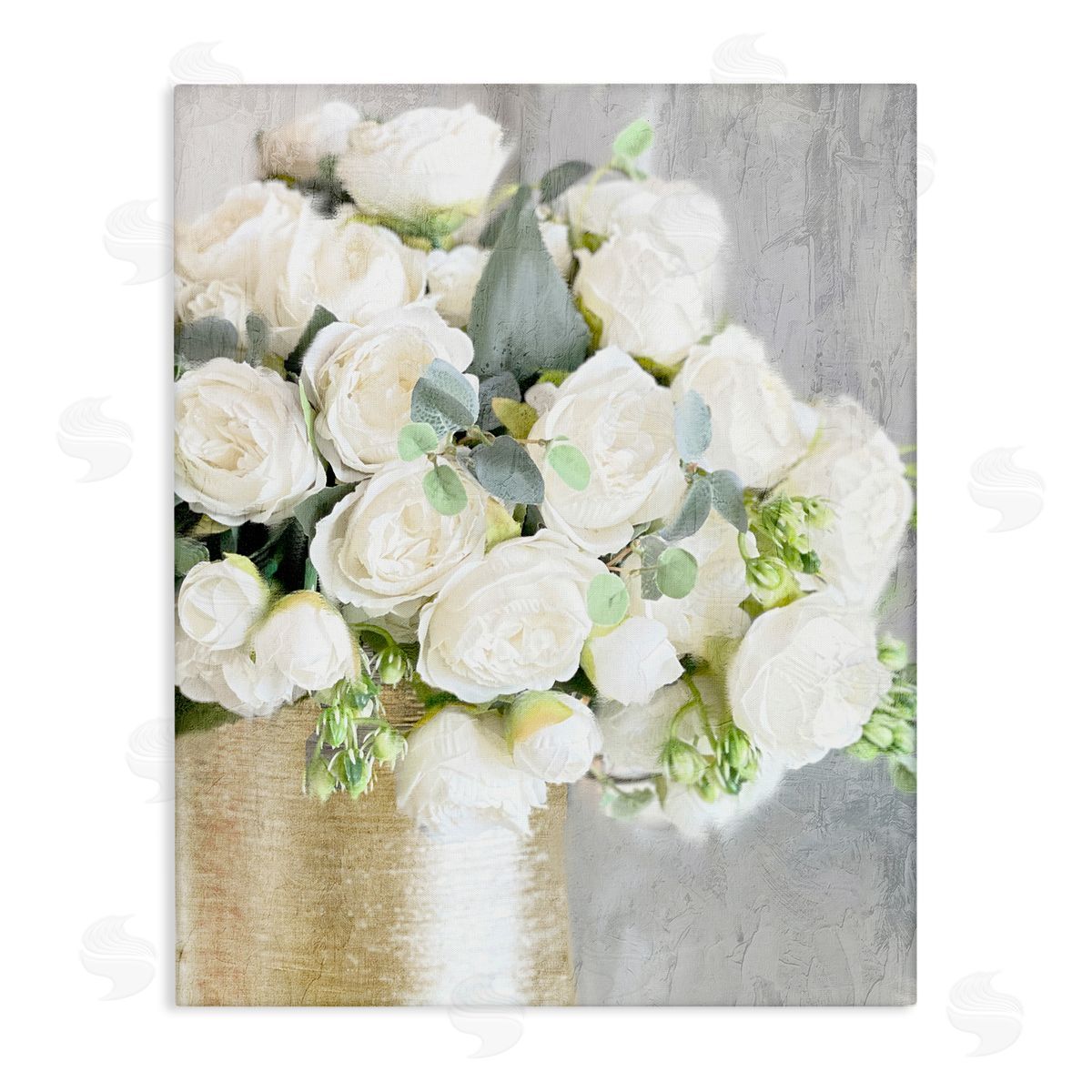 Anne Bailey Full White Rose Bouquet 