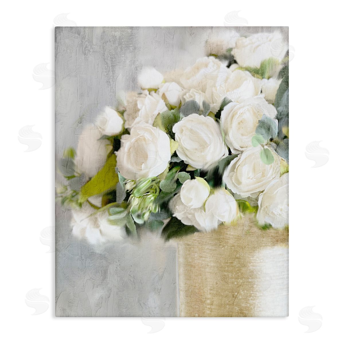 Anne Bailey Romantic White Roses Arrangement