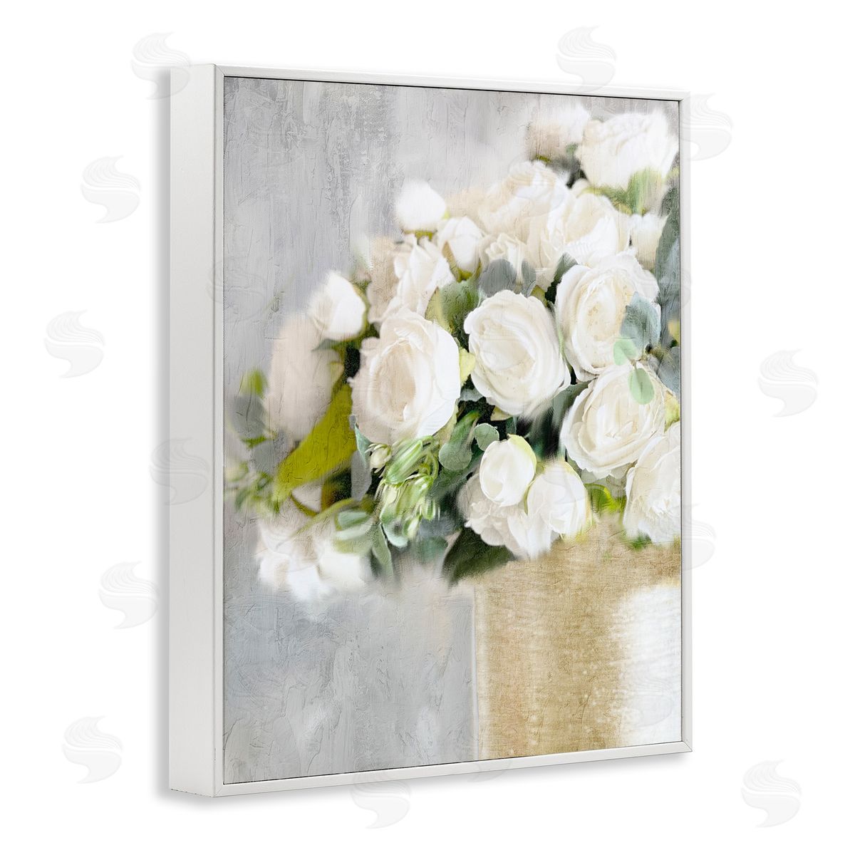 Anne Bailey Romantic White Roses Arrangement