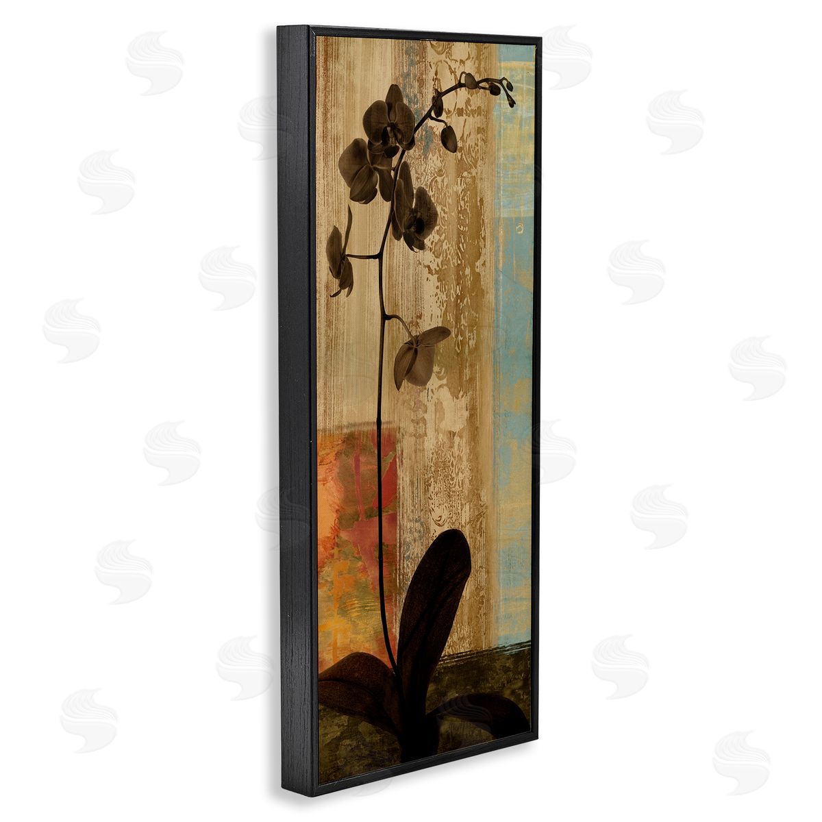 Chris Donovan Rustic Orchid Geometric Abstract