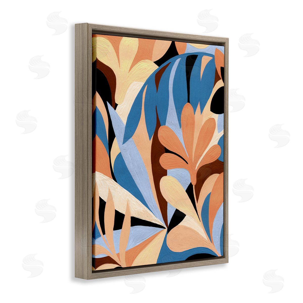 Emily Kopcik Abstract Overlapping Botanical Forms