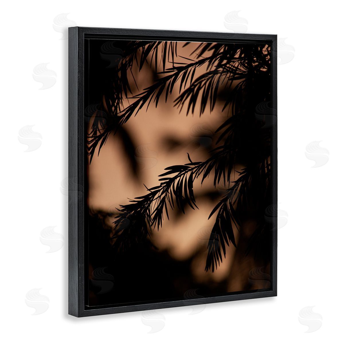 Stupell Studio Night Silhouette Tree Leaves