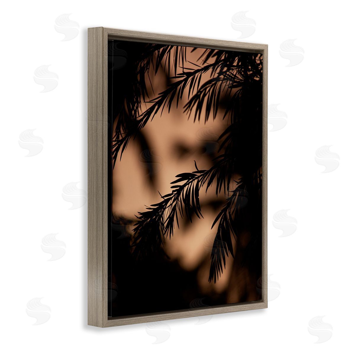 Stupell Studio Night Silhouette Tree Leaves