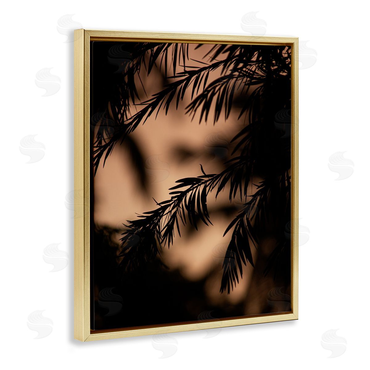 Stupell Studio Night Silhouette Tree Leaves