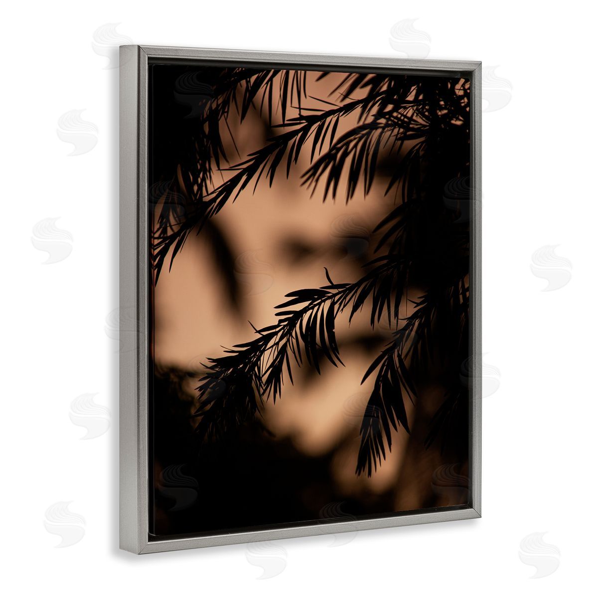 Stupell Studio Night Silhouette Tree Leaves