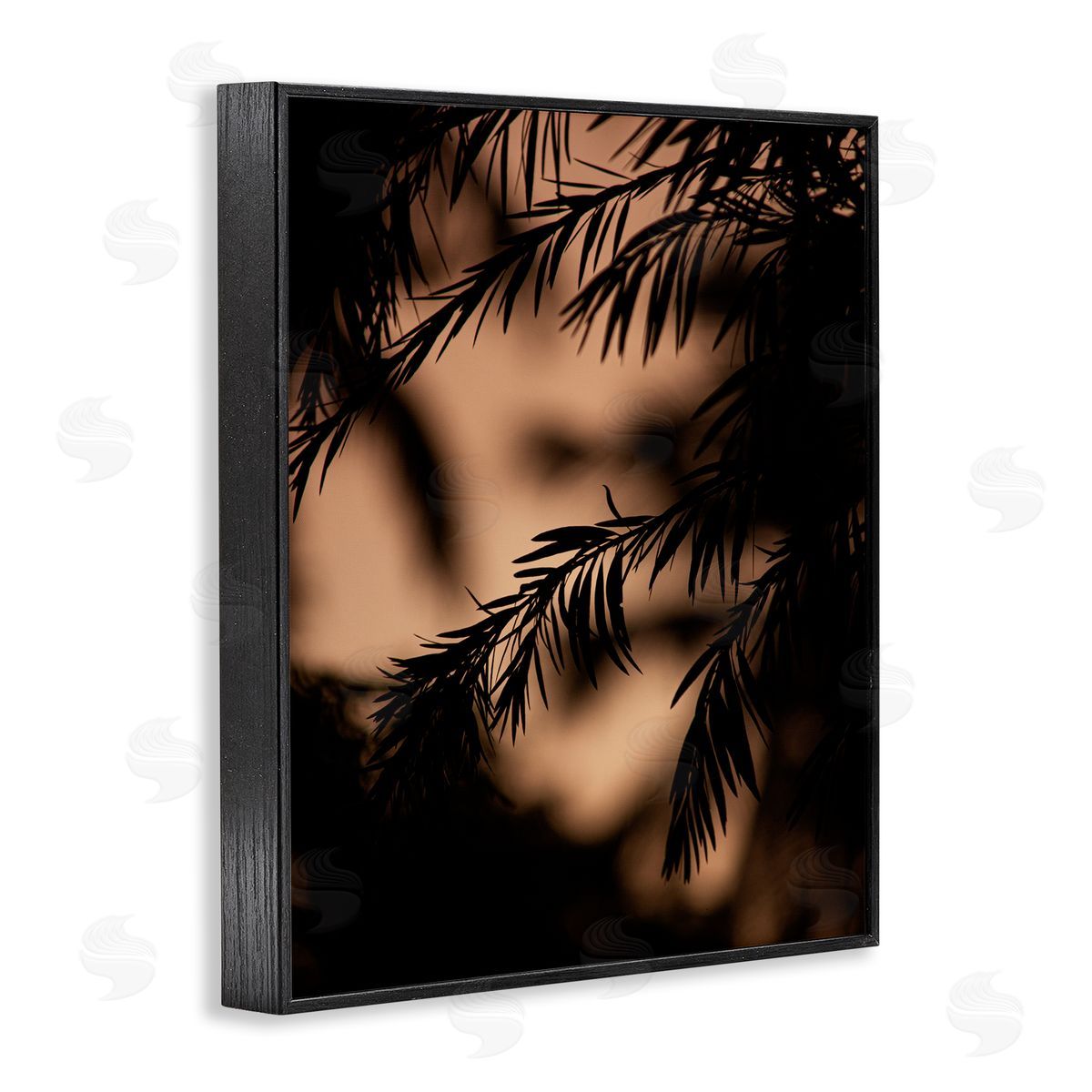 Stupell Studio Night Silhouette Tree Leaves