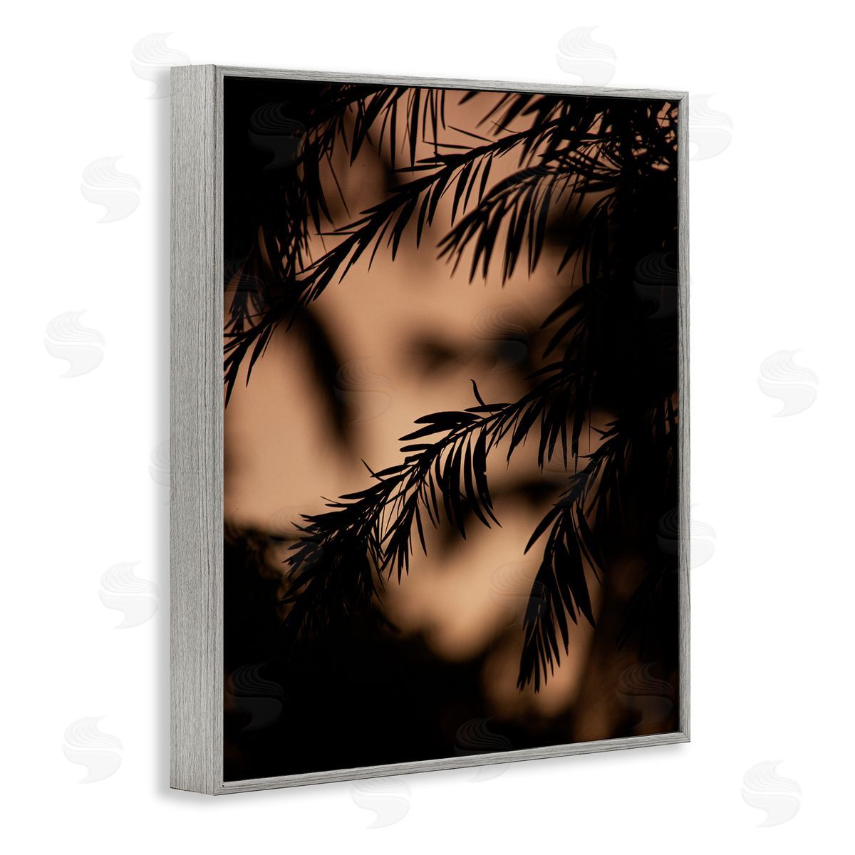 Stupell Studio Night Silhouette Tree Leaves