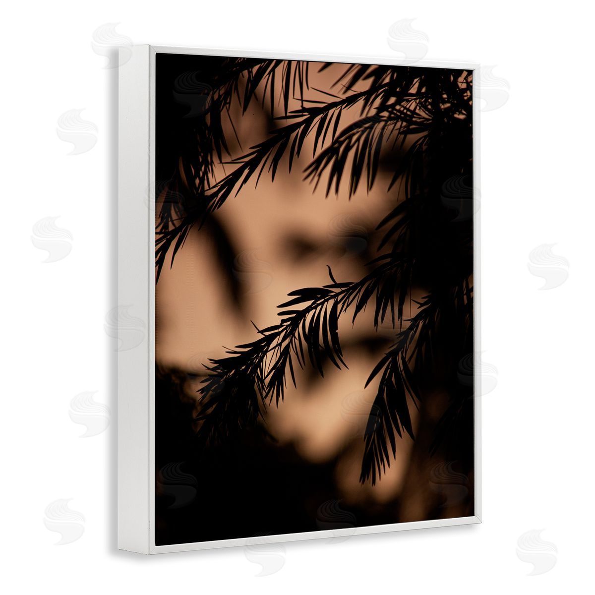 Stupell Studio Night Silhouette Tree Leaves