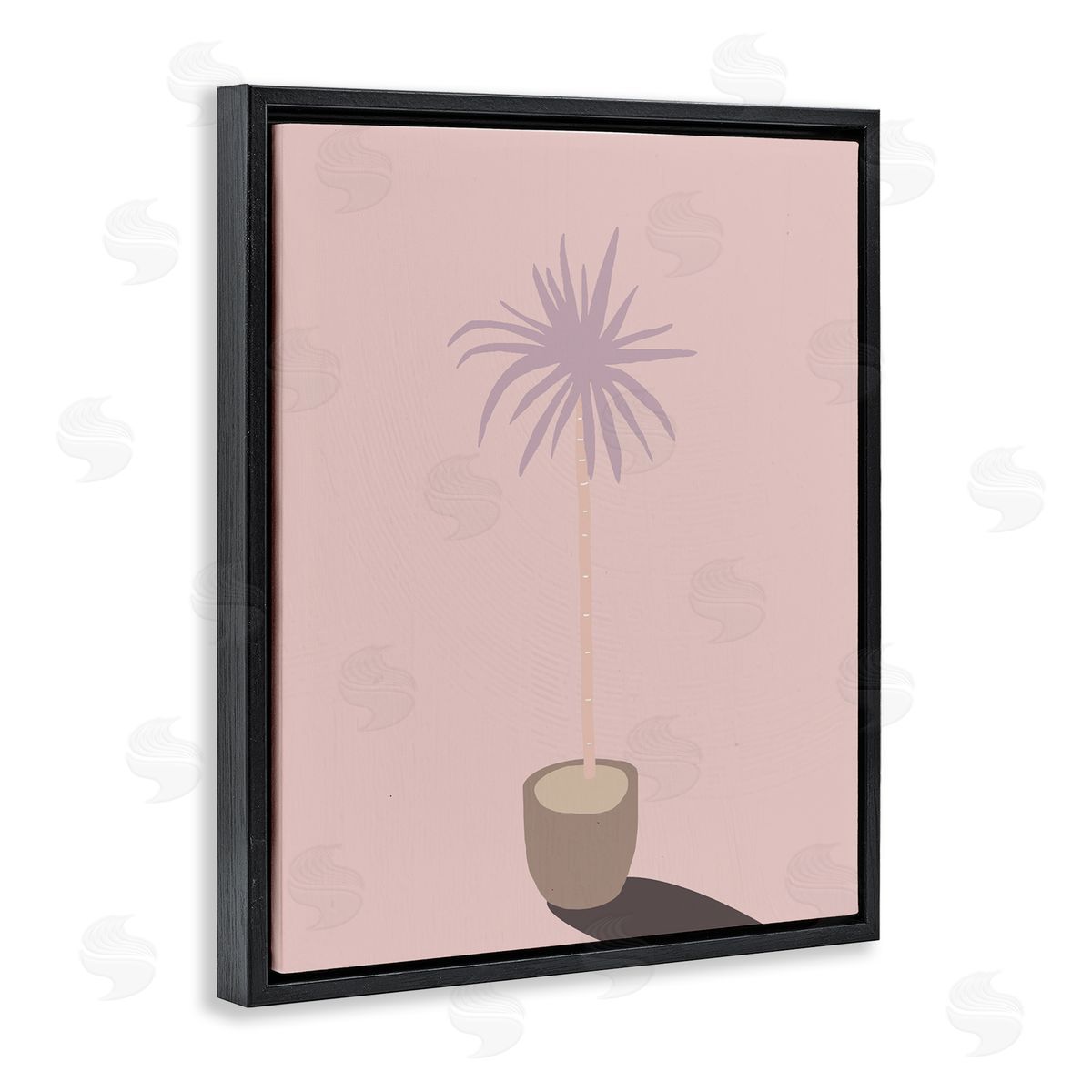Stupell Studio Pink Potted Palm Plant