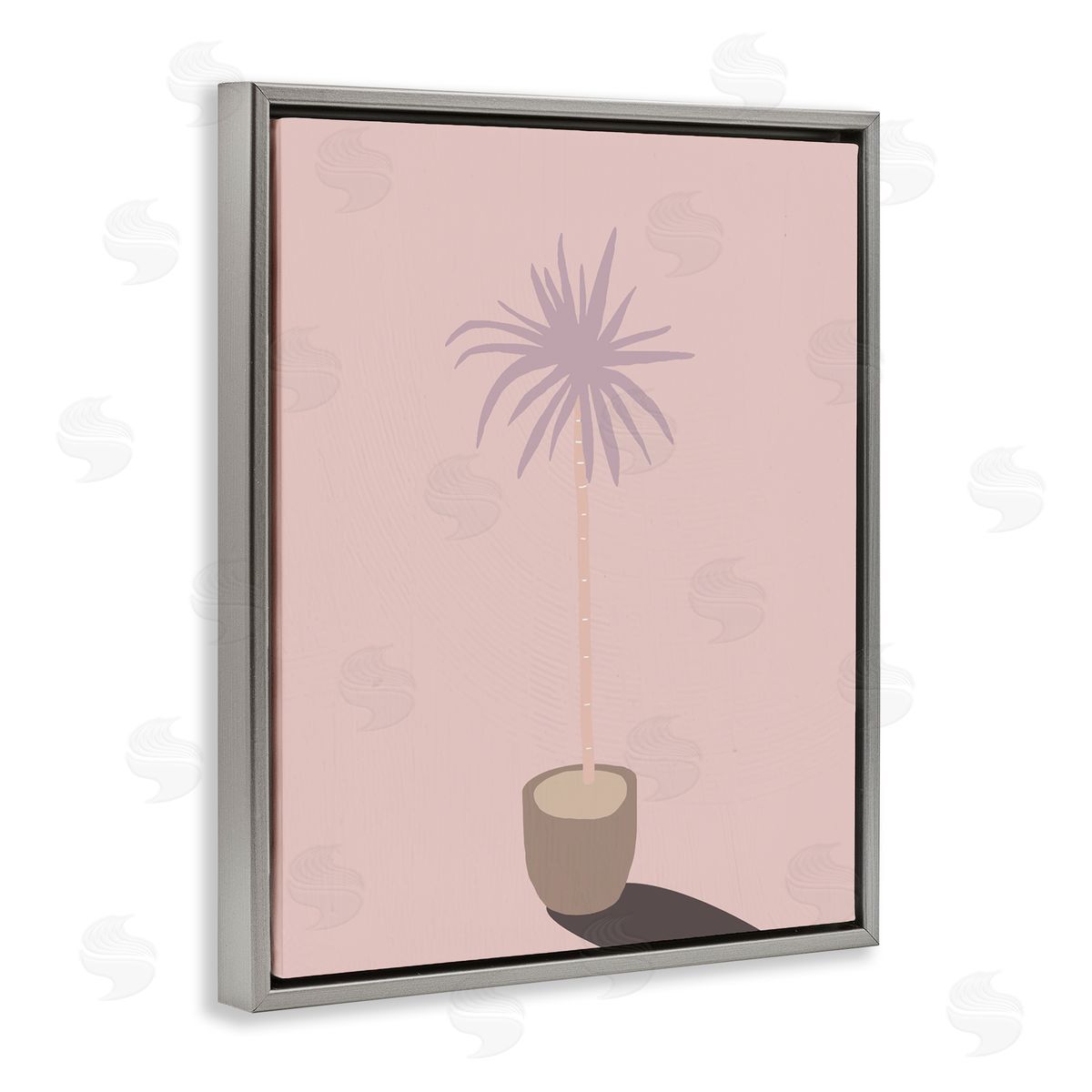 Stupell Studio Pink Potted Palm Plant