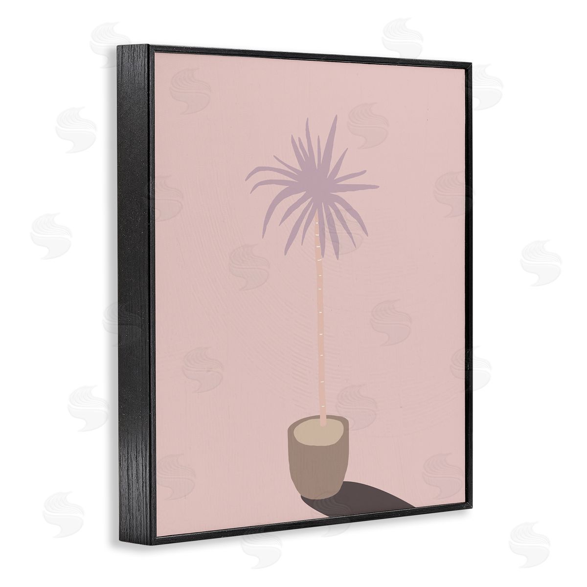 Stupell Studio Pink Potted Palm Plant