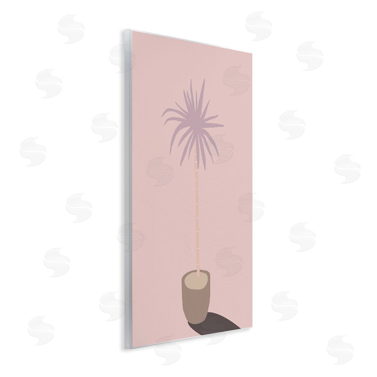 Stupell Studio Pink Potted Palm Plant