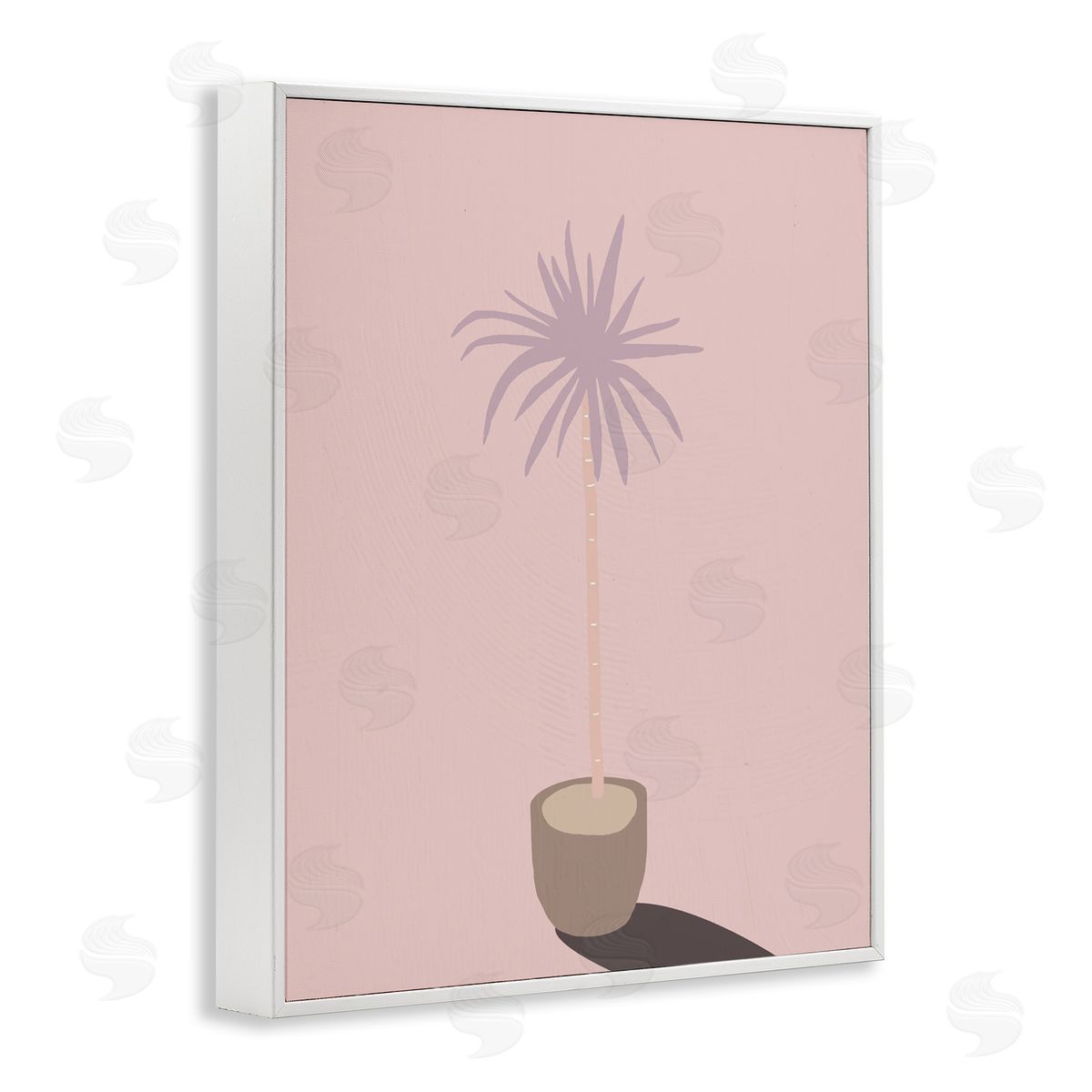 Stupell Studio Pink Potted Palm Plant