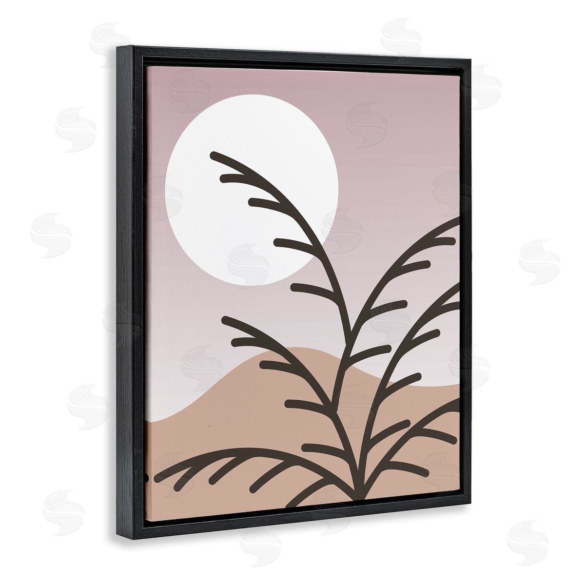Stupell Studio Modern Pastel Moon Branches