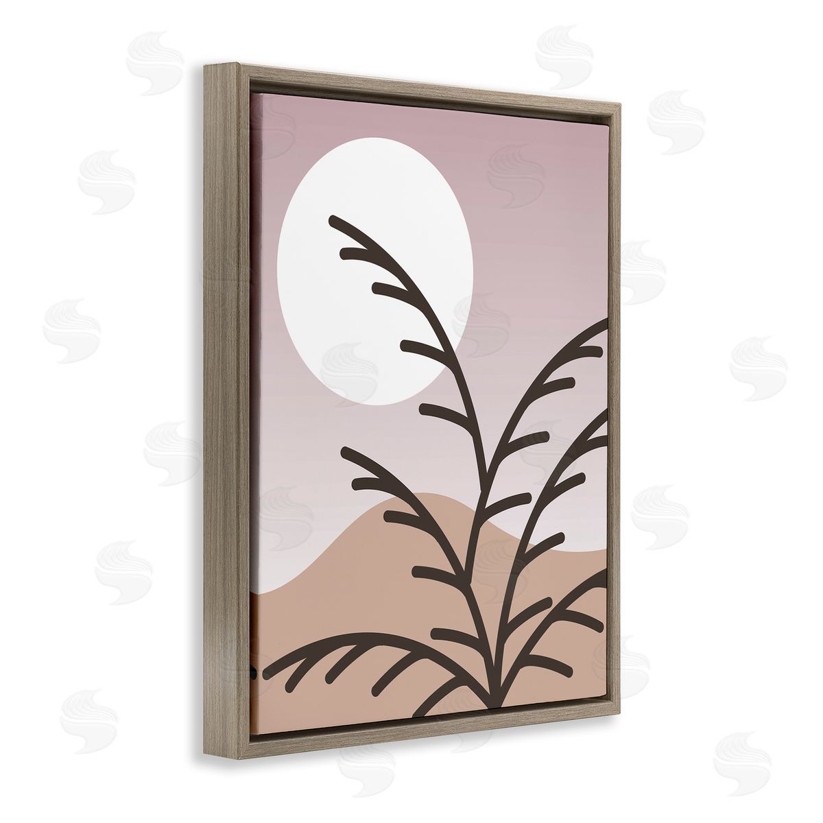 Stupell Studio Modern Pastel Moon Branches