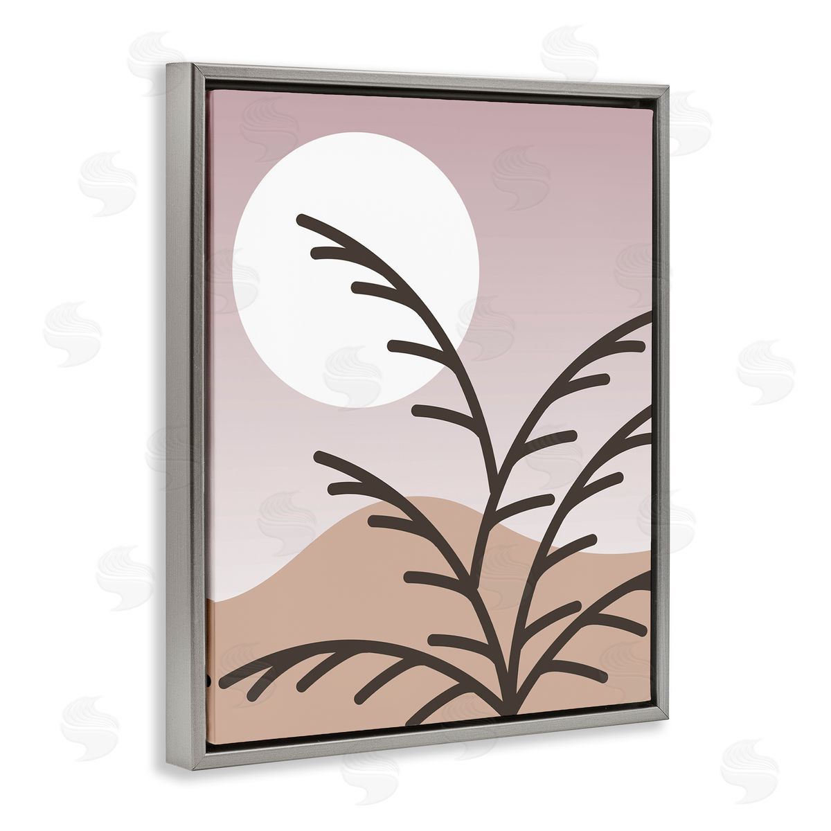 Stupell Studio Modern Pastel Moon Branches