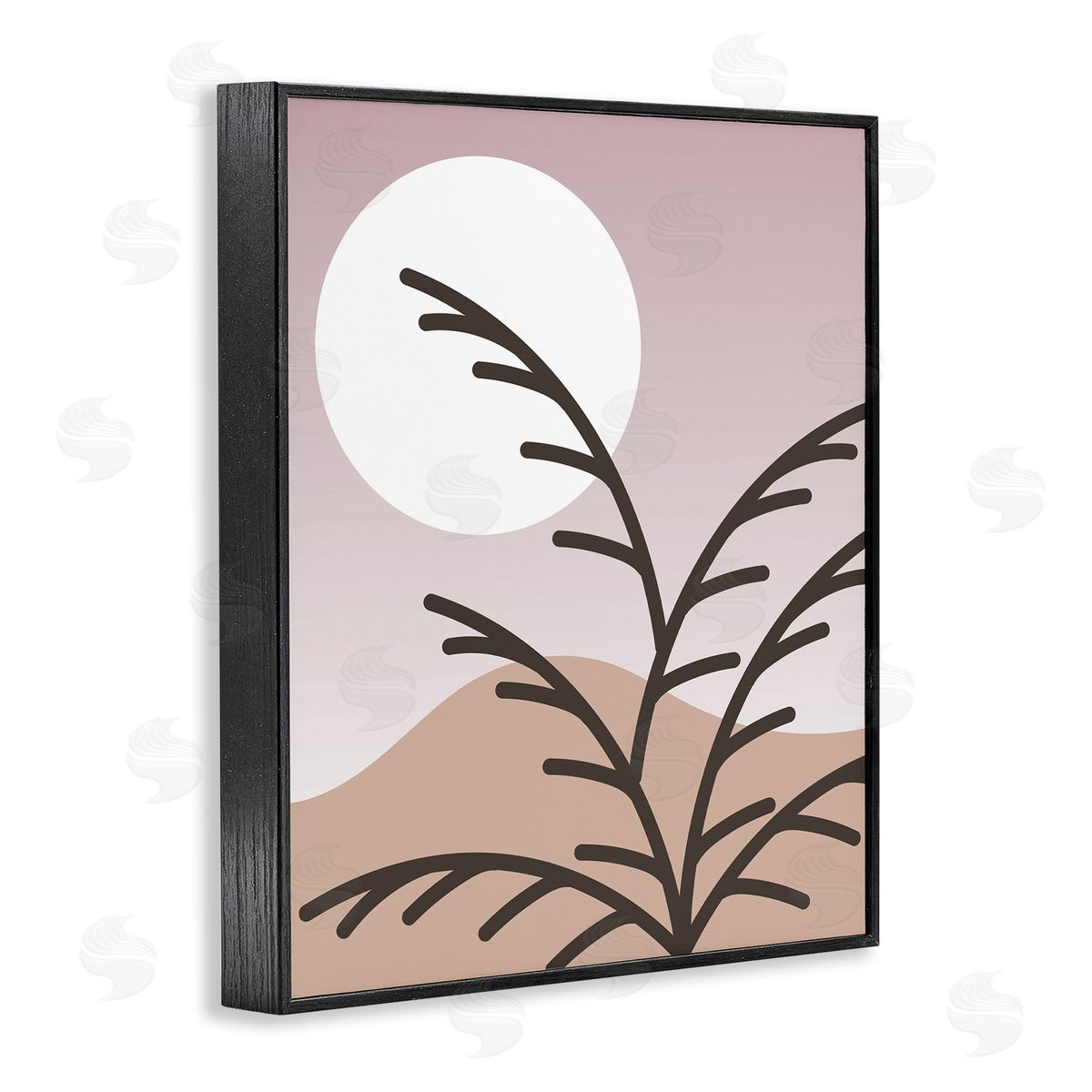 Stupell Studio Modern Pastel Moon Branches