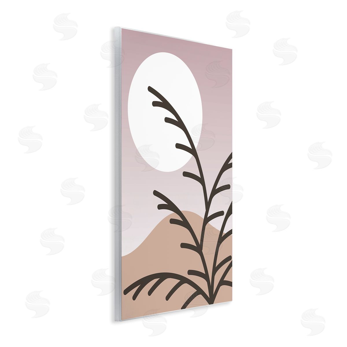 Stupell Studio Modern Pastel Moon Branches
