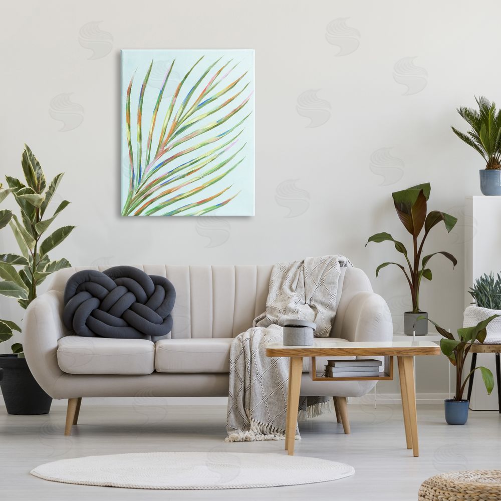 Stupell Studio Vivid Palm Leaf Botanical