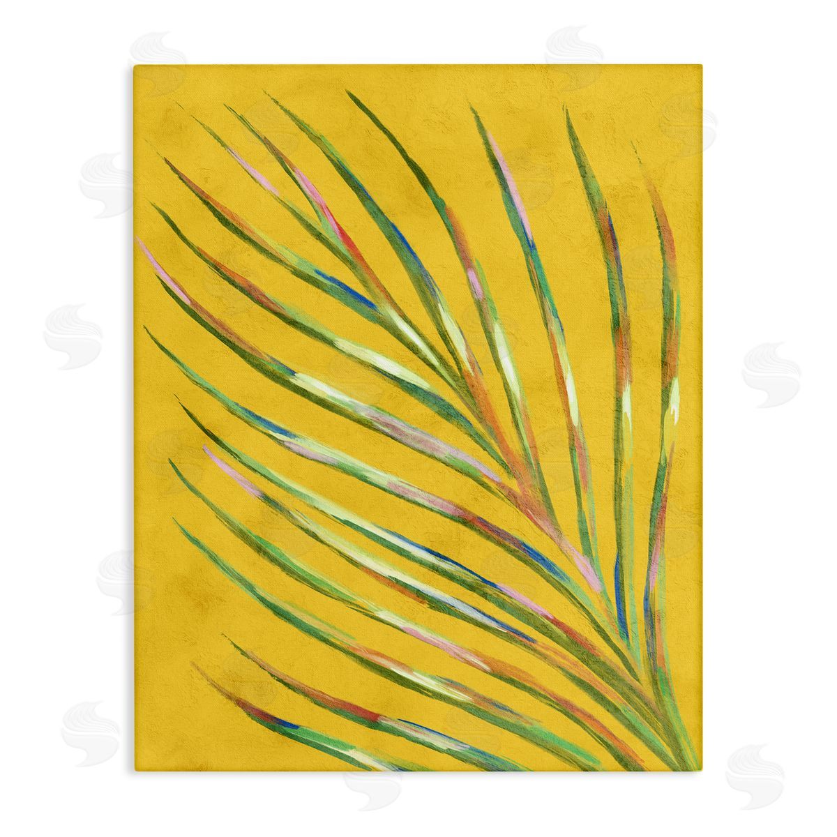 Stupell Studio Bold Yellow Palm Leaf Petals
