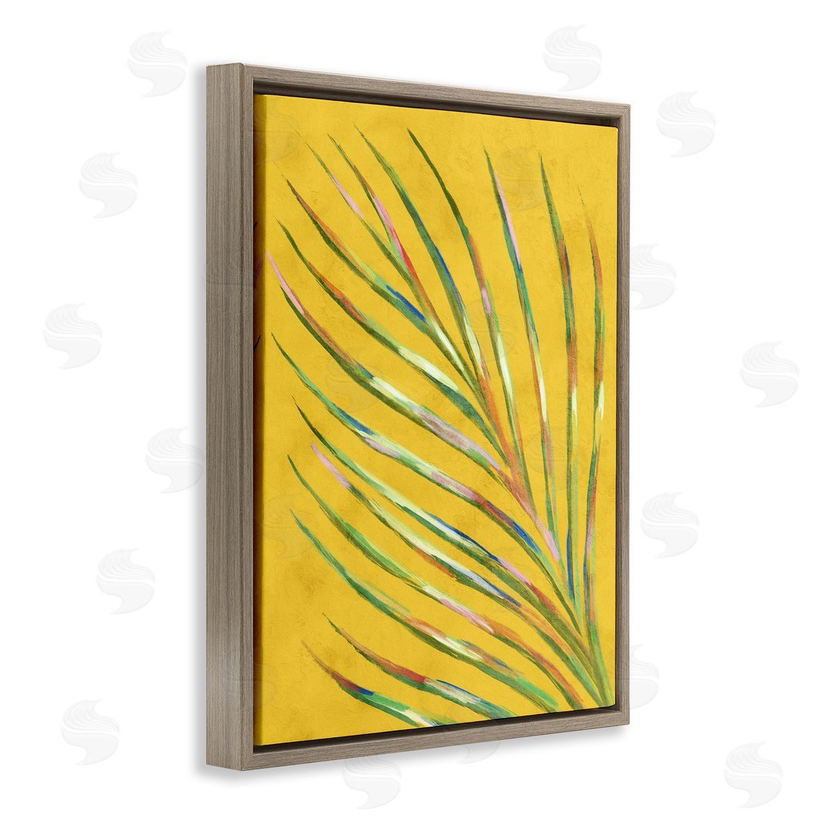 Stupell Studio Bold Yellow Palm Leaf Petals