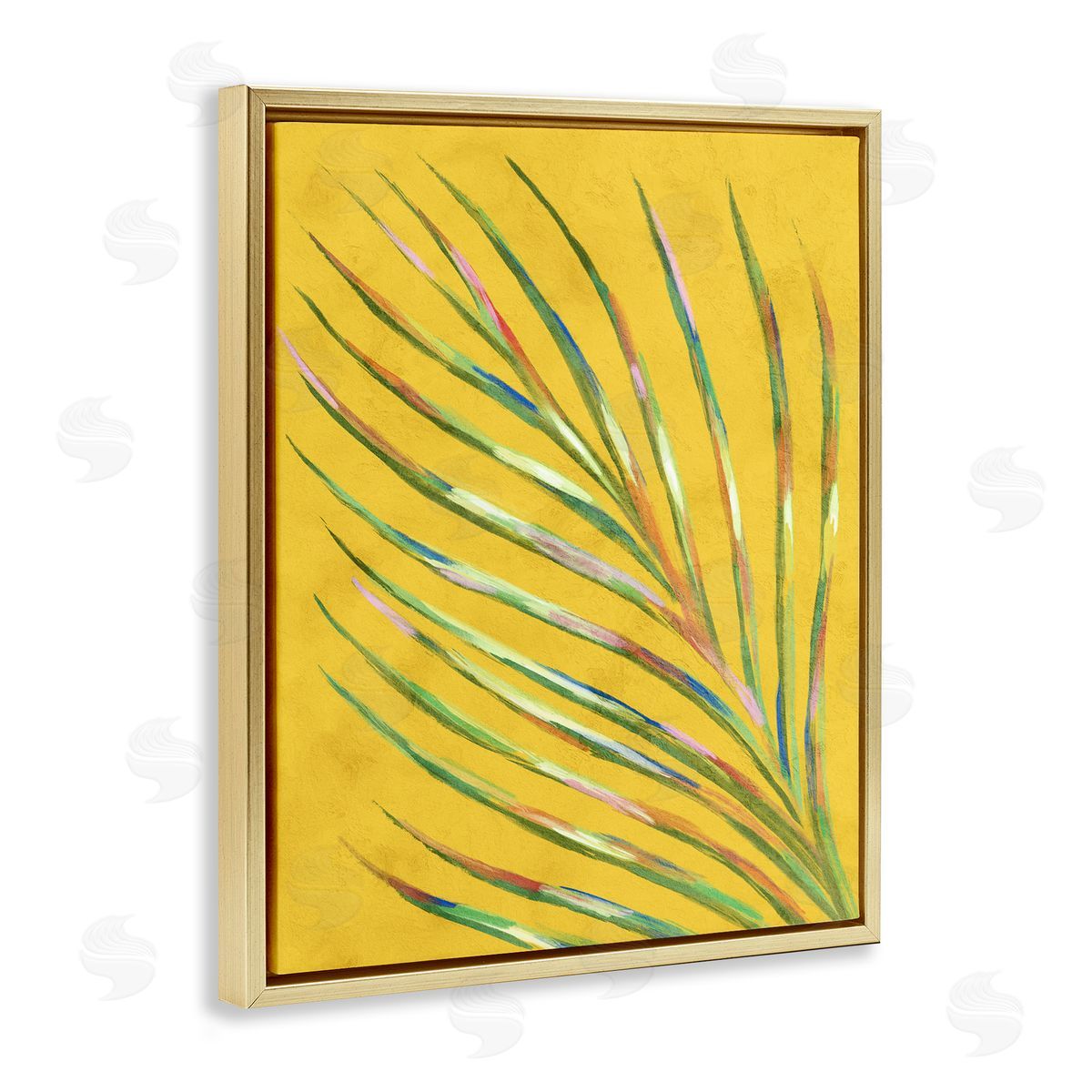 Stupell Studio Bold Yellow Palm Leaf Petals