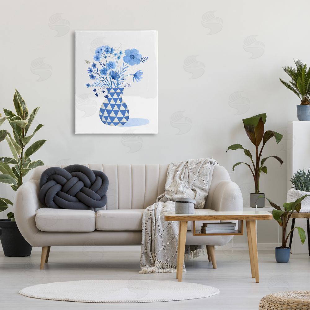 Sharon Lee Blue Mixed Floral Arrangement