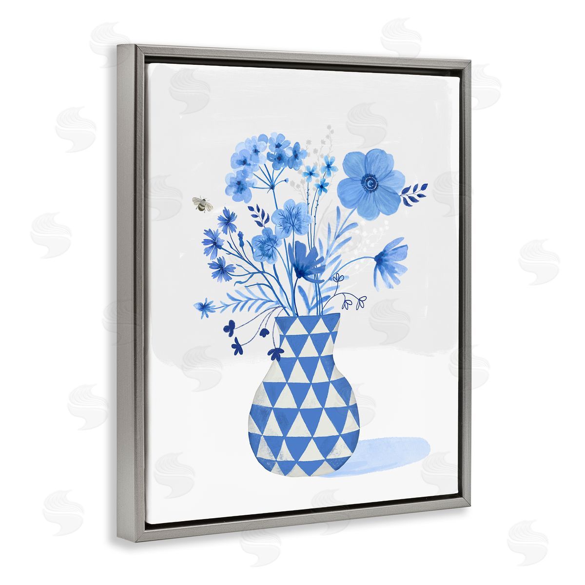Sharon Lee Blue Mixed Floral Arrangement