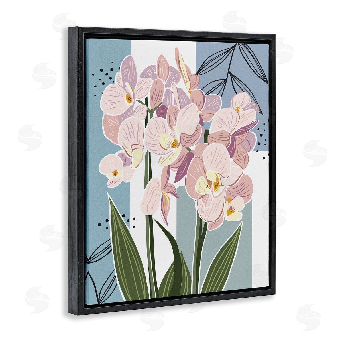 Ziwei Li Modern Orchid Square Shapes