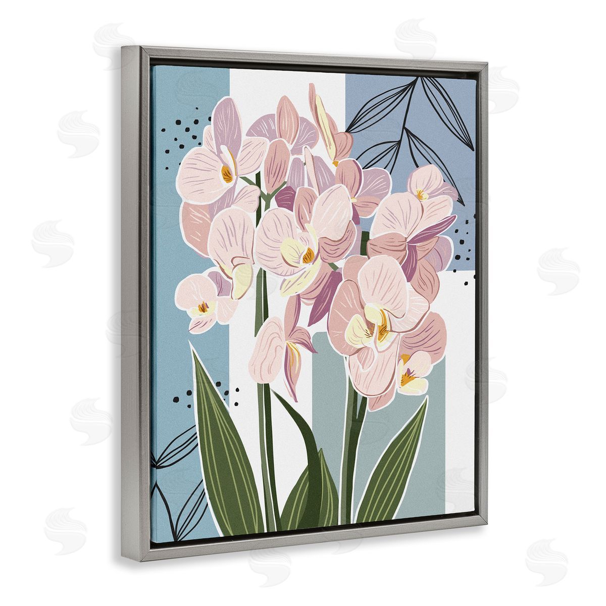 Ziwei Li Modern Orchid Square Shapes