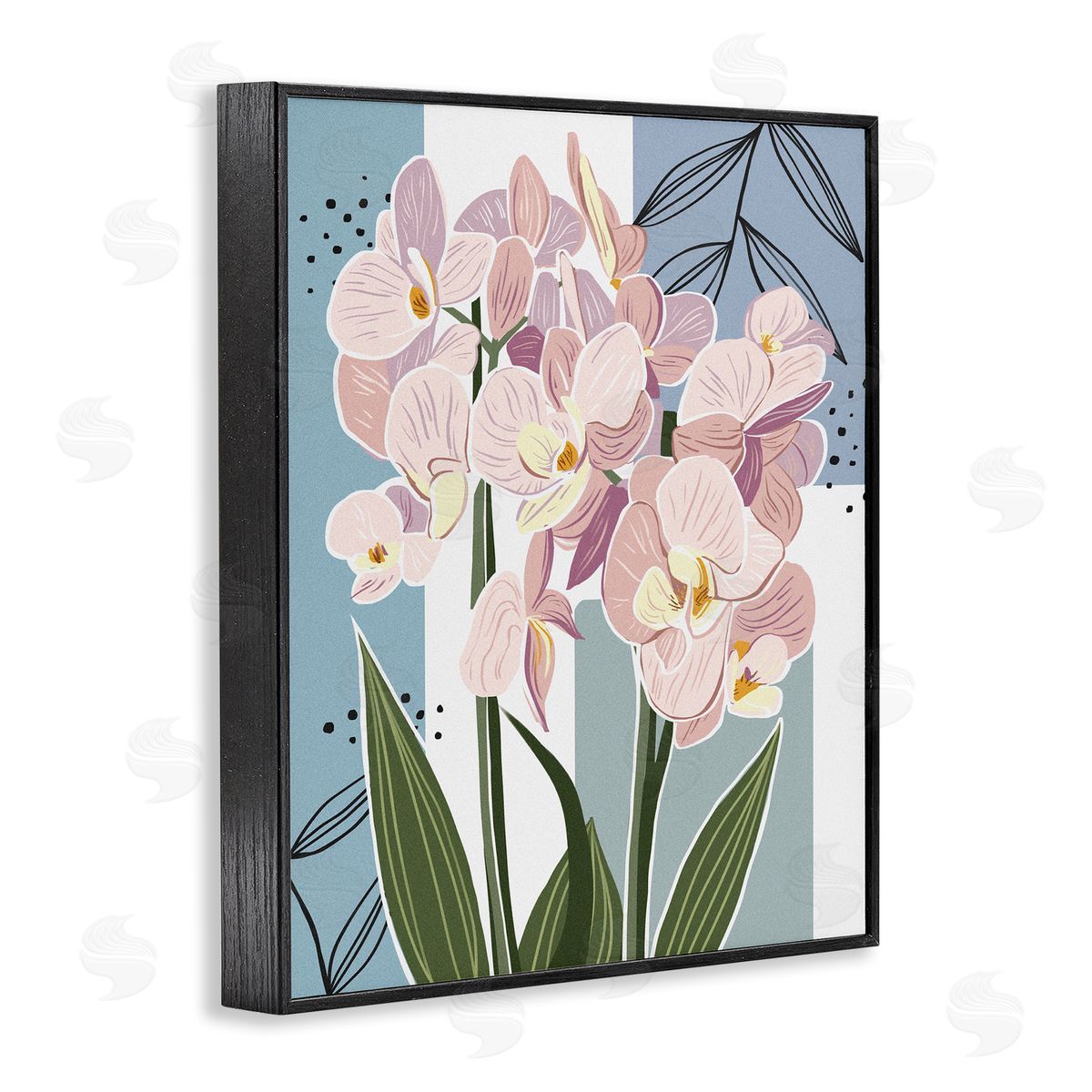 Ziwei Li Modern Orchid Square Shapes