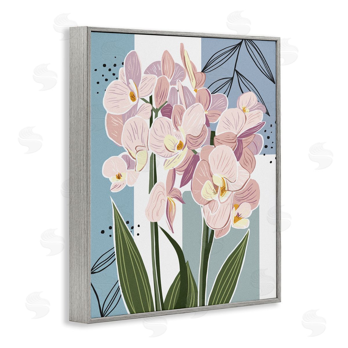 Ziwei Li Modern Orchid Square Shapes