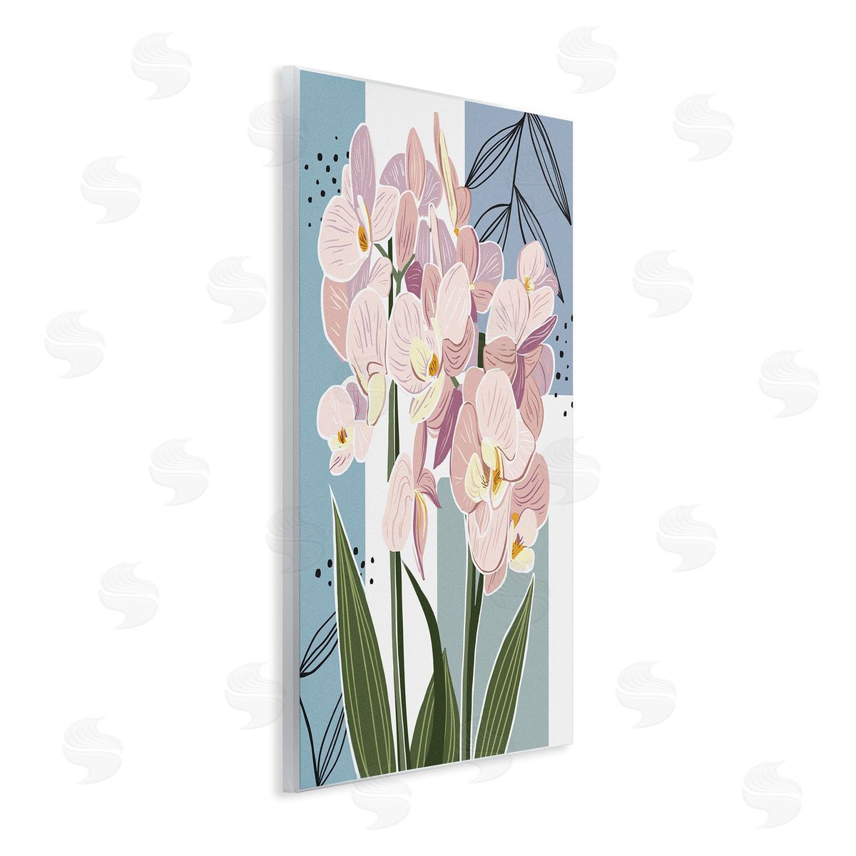 Ziwei Li Modern Orchid Square Shapes