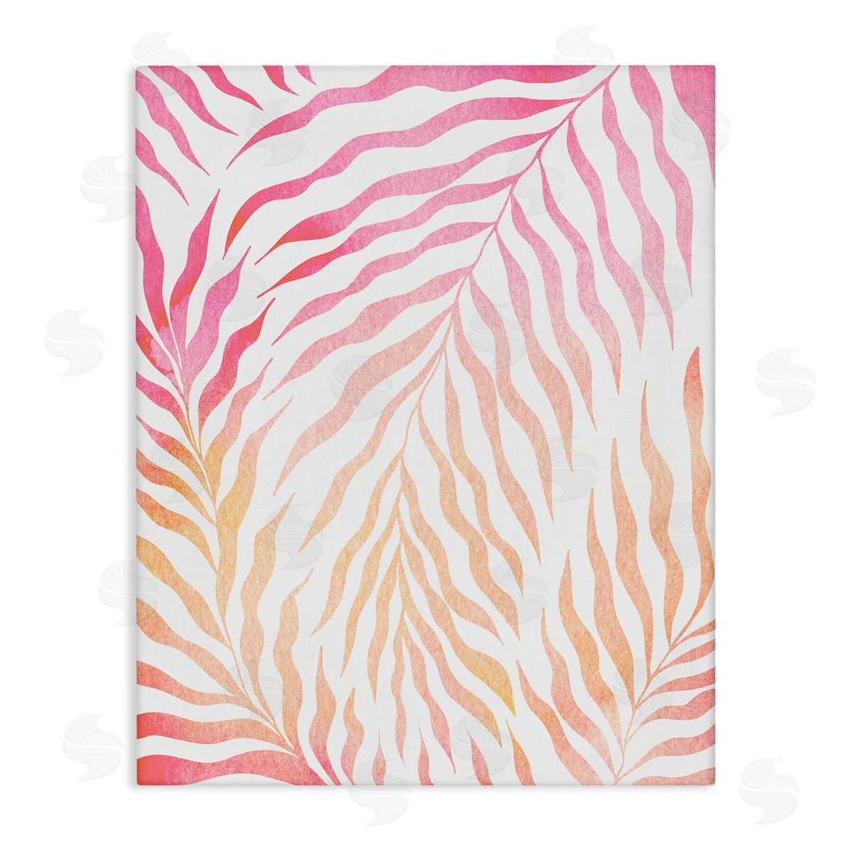 Ziwei Li Vivid Pink Wavy Leaves