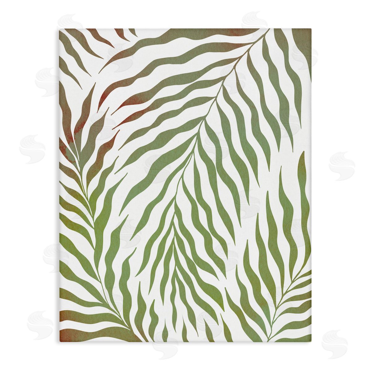 Ziwei Li Wavy Green Botanical Leaves