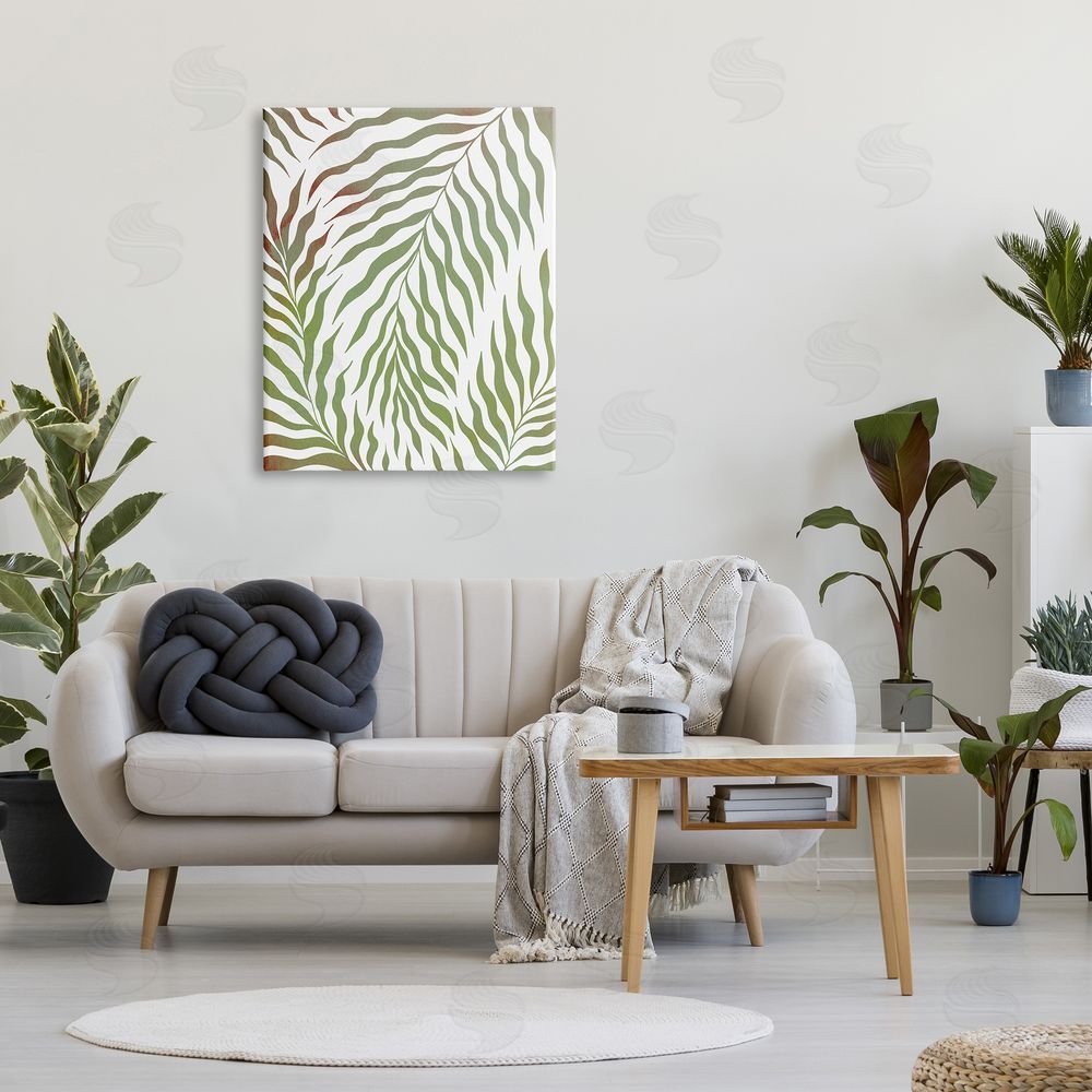 Ziwei Li Wavy Green Botanical Leaves
