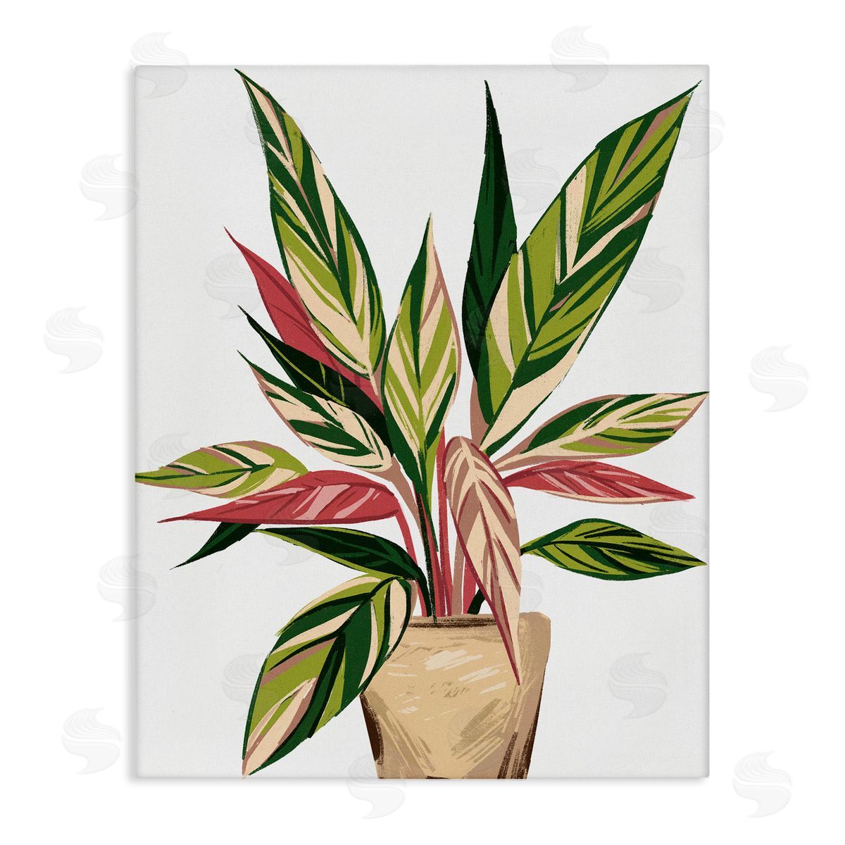 Ziwei Li Modern Potted Plant Leaves