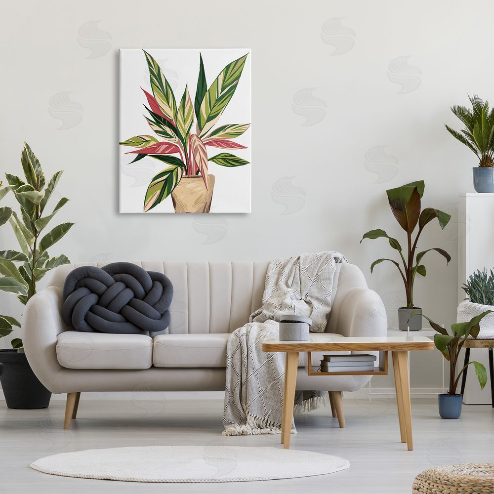 Ziwei Li Modern Potted Plant Leaves